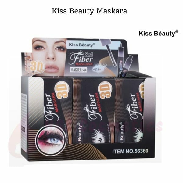 Buy Best Kiss Beauty 2 In 1 Fibre Mascara Online @ HGS Cosmetics
