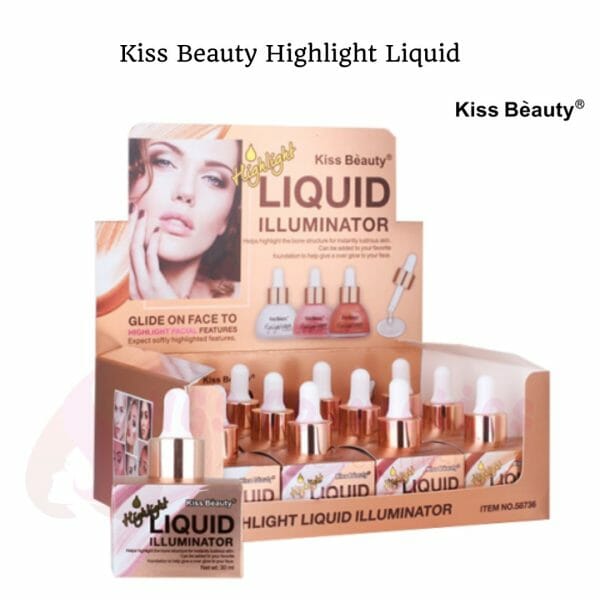 Buy Best Kiss Beauty Highlight Liquid Illuminator Online @ HGS Cosmetics