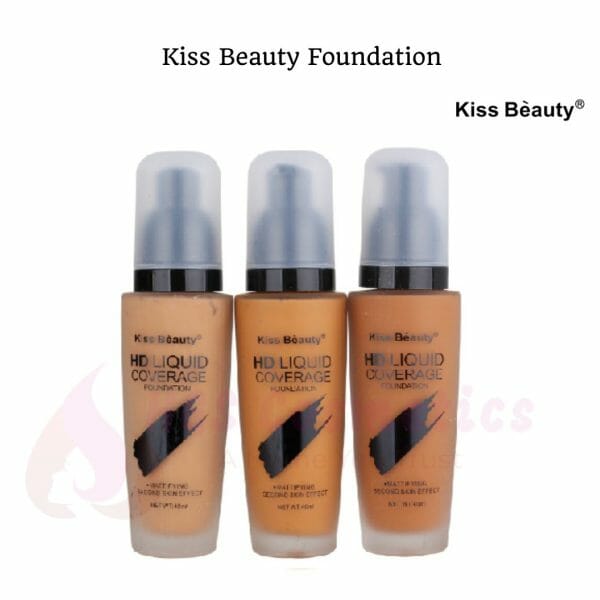 Buy Best Kiss Beauty HD Liquid Coverage Foundation Online @ HGS Cosmetics