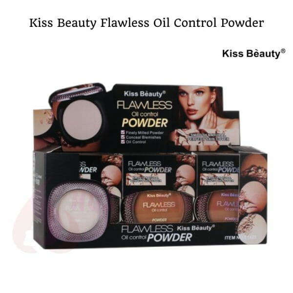 Buy Best Kiss Beauty Flawless Oil Control Powder Online @ HGS Cosmetics