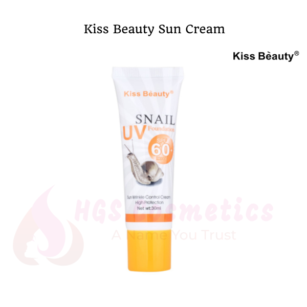 Buy Best Kiss Beauty Snail UV Foundation Suncream Online @ HGS Cosmetics