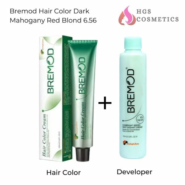 bremod hair color Dark Mahogany Red Blond 6.56