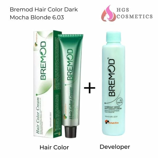 Buy Best Bremod Hair Color Dark Mocha Blonde 6.03 Online @ HGS Cosmetics