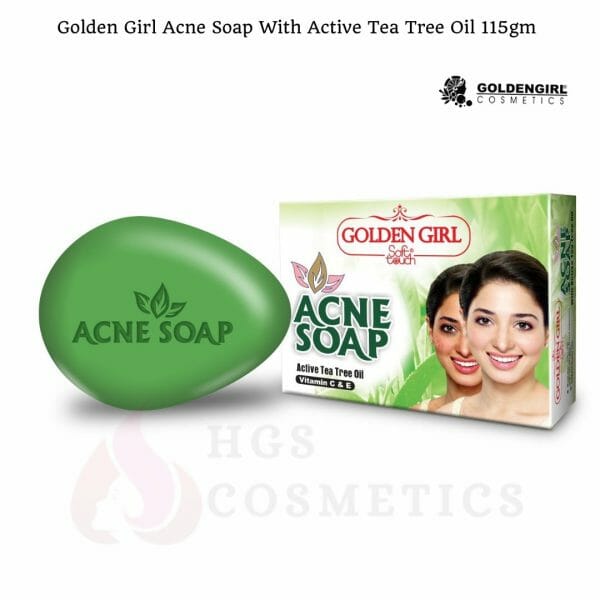 Golden Girl Acne Soap With Active Tea Tree Oil 115gm