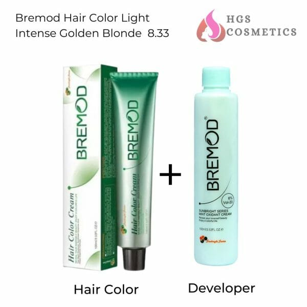 Buy Best Bremod Hair Color Light Intense Golden Blonde 8.33 Online Online @ HGS Cosmetics