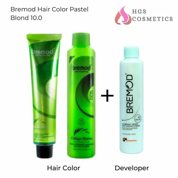 Buy Best Bremod Hair Color Pastel Blonde 10.0 Online @ HGS Cosmetics