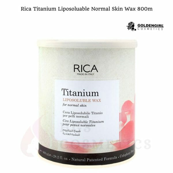 Golden Girl Rica Titanium Liposoluable Normal Skin Wax 800m