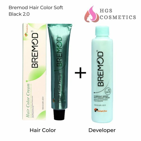 Buy Best Bremod Hair Color Soft Black 2.0 Online @ HGS Cosmetics