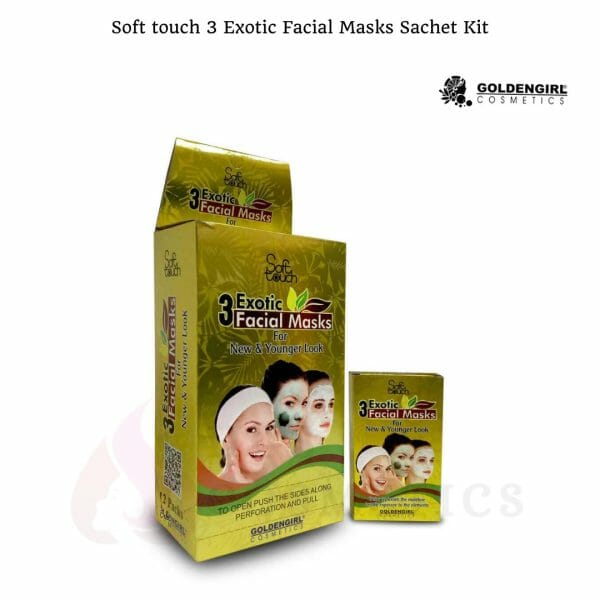 Golden Girl 3 Exotic Facial Masks Sachet Kit