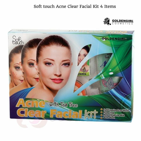 Golden Girl Acne Clear Facial Kit 4 Items