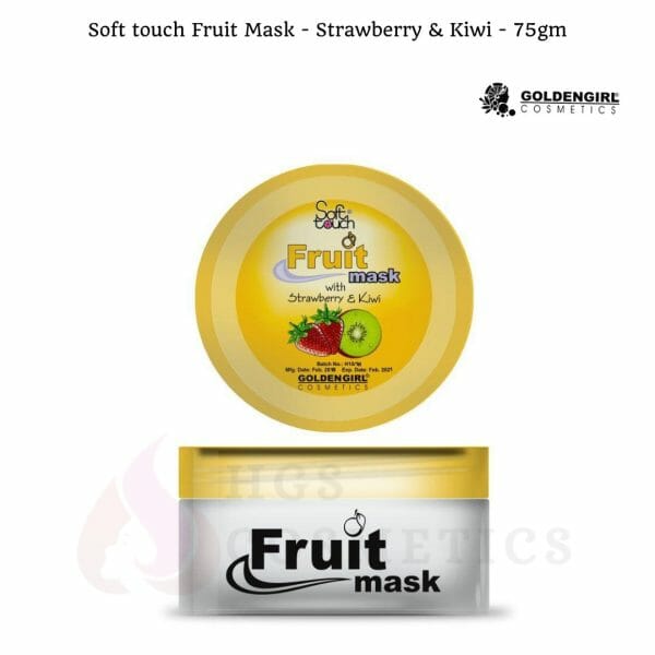 Golden Girl Fruit Mask - Strawberry & Kiwi - 75gm
