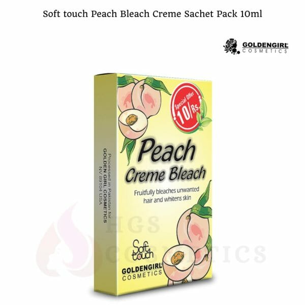Golden Girl Peach Bleach Creme Sachet Pack 10ml