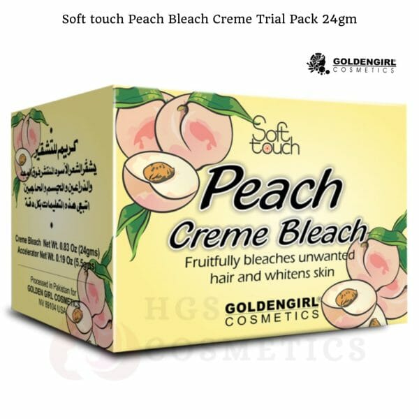 Golden Girl Peach Bleach Creme Trial Pack 24gm