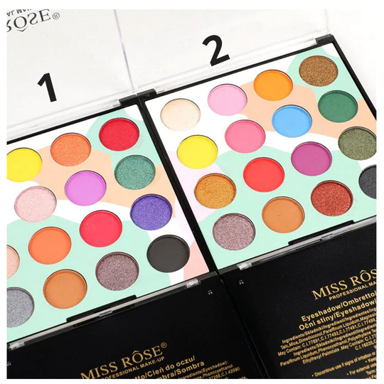 Buy Best Miss Rose 16 Color Matte & Shimmer Eyeshadow Kit New Online @ HGS Cosmetics