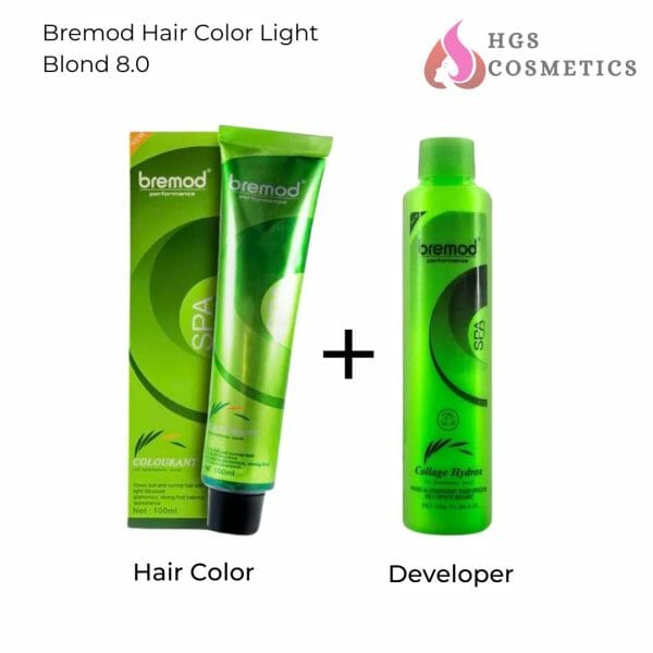 Buy Best Bremod Hair Color Light Blond 8.0 Online @ HGS Cosmetics