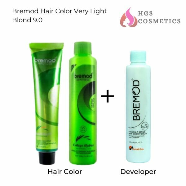 Buy Best Bremod Hair Color Very Light Blonde 9.0 Online @ HGS Cosmetics
