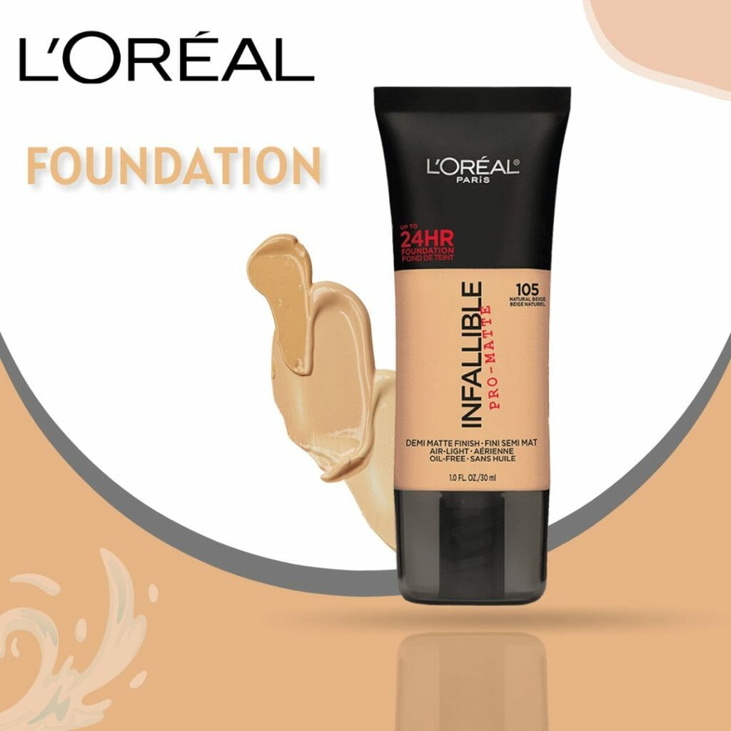 Best L’Oreal Paris Infallible 24h Matte Foundation @ HGS Cosmetics