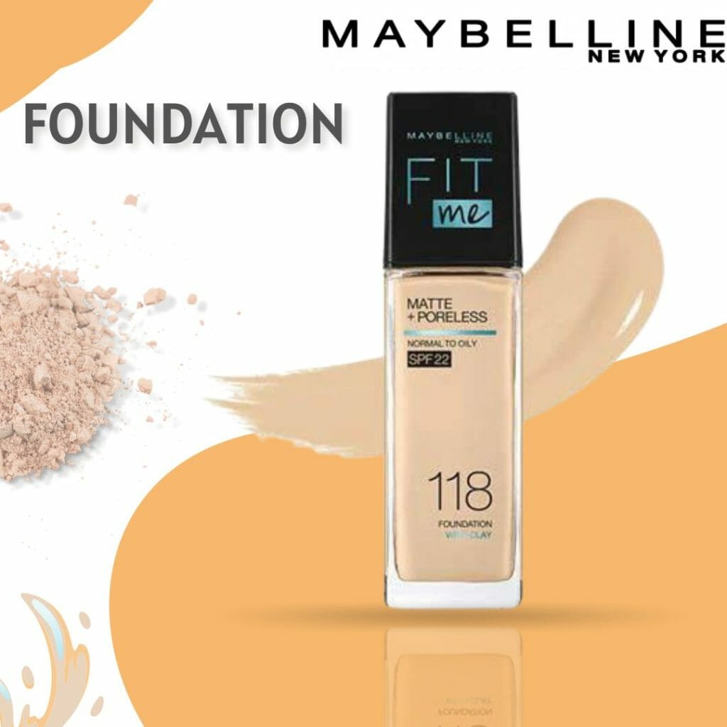 Best Maybelline's Fit Me Matte Poreless Foundation @ HGS Cosmetics