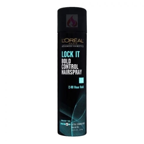 L'Oréal Paris Lock It Bold Control Hairspray Extra Strong Hold, Imported - 234g