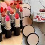 Miss Rose Pack Of 6 Matte Lipstick And M.R 5 In 1 Facepowder