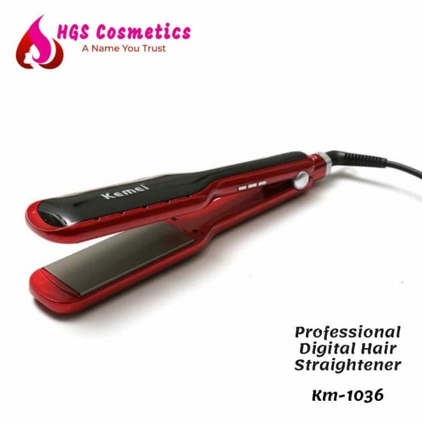 Kemei Km Professional Digital Hair Straightener - 1036