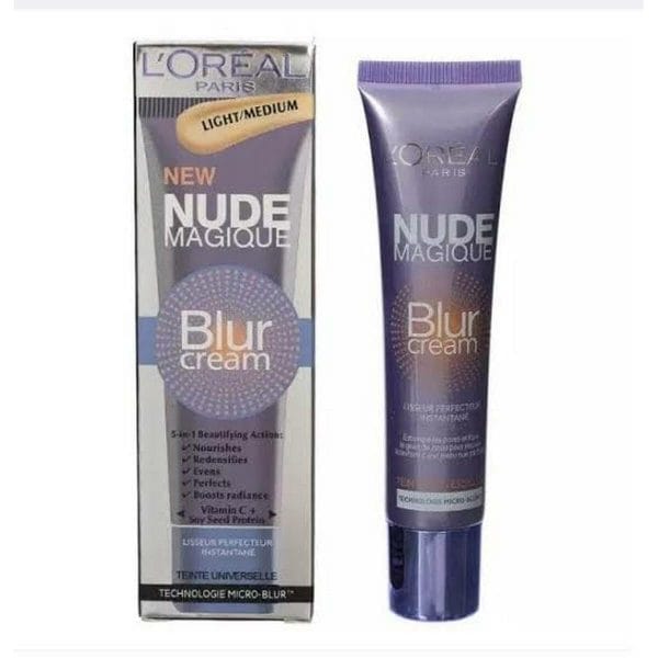 Loreal Nude Magique Blur Cream Light To Medium Skin - 25ml