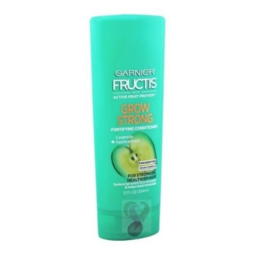 Garnier Fructis Grow Strong Fortifying Conditioner Ceramide + Apple Extract, Paraben Free - 370ml