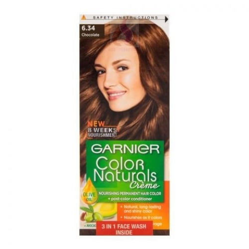 Garnier Natural Hair Color Cream Avocado, Almond, And Olive - 6.34