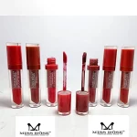 Miss Rose Matte Liquid Lipstick Red Shade Set - 6 Pcs