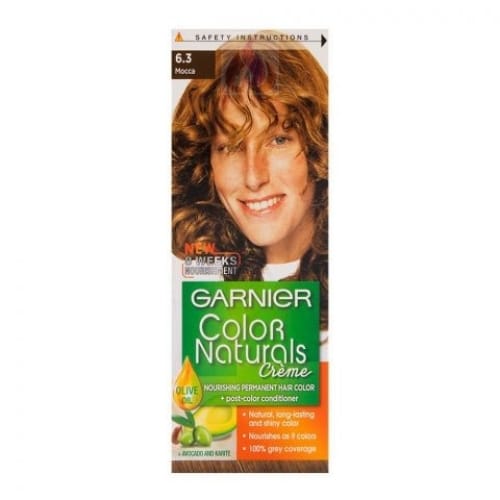 Garnier Natural Hair Color Cream With Olive Oil - 6.3
