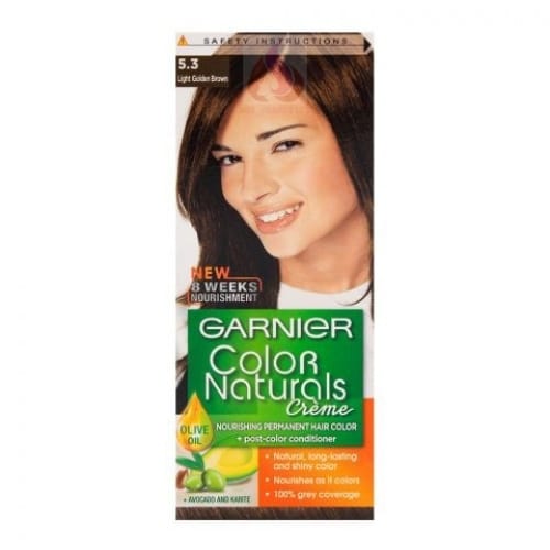 Garnier Natural Hair Color Cream Light Golden Brown - 5.3