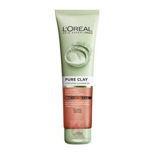 L'Oréal Pure Clay Red Algae Exfoliating Gel Wash - 150ml