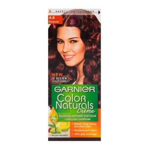 Garnier Natural Hair Color Cream Delivers Shiny Natural - 4.6