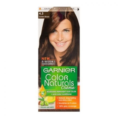 Garnier Natural Hair Color Cream Natural Golden Brown - 4.3