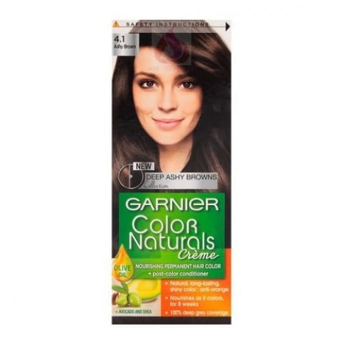 Garnier Natural Hair Color Cream Ashy Brown - 4.1