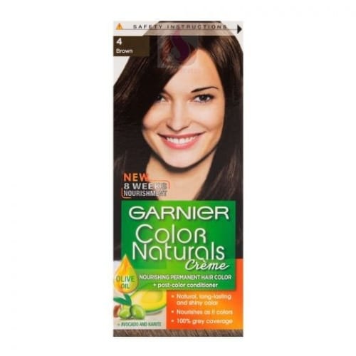 Garnier Natural Hair Color Cream Brown - 4