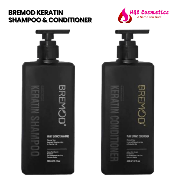 Bremod Keratin Shampoo & Conditioner - 400ml