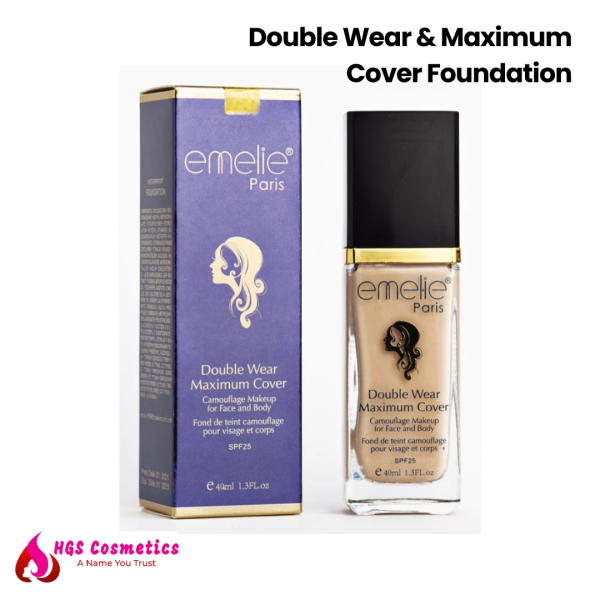 Emelie Double Wear & Maximum Cover Foundation