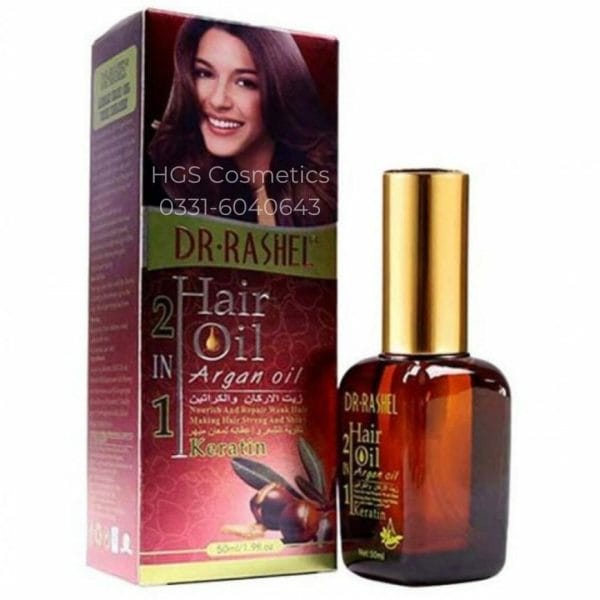 Dr Rashel 2 In 1 Keratin + Argan Hair Oil