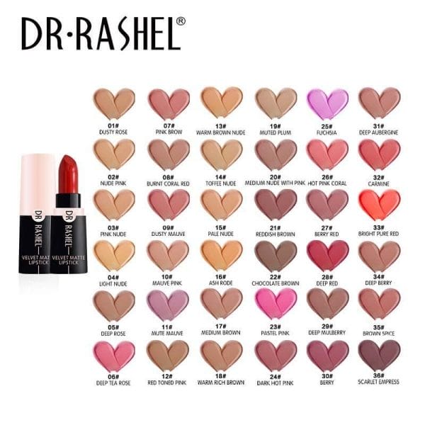 Dr Rashel Velvet Matte Lipstick