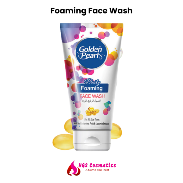 Golden Pearl Foaming Face Wash