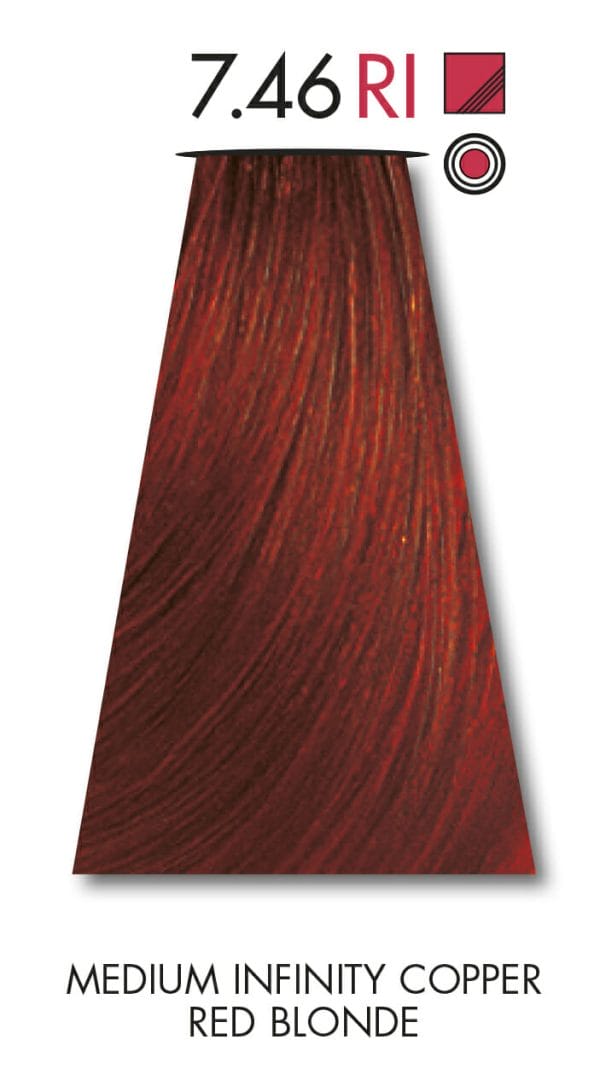 Keune Hair Color Copper Red Medium Infinity Blonde - 7.46
