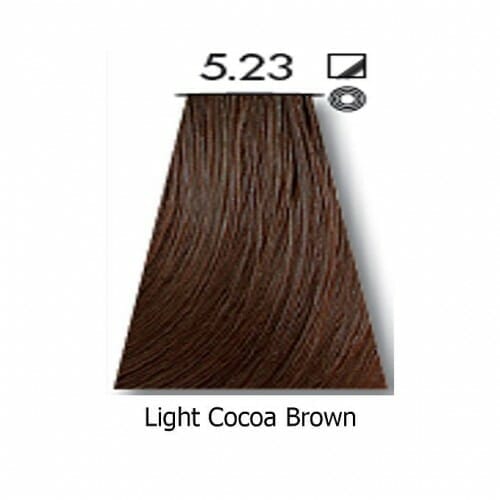 Keune Hair Color Light Cocoa Brown Cream - 5.23