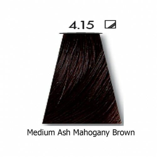 Keune Hair Color Medium Ash Mahogany Brown Cream - 4.15