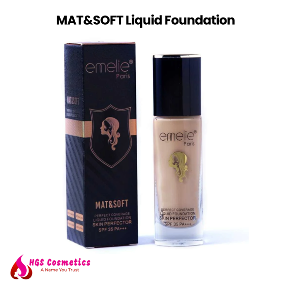 Emelie Mat & Soft Liquid Foundation