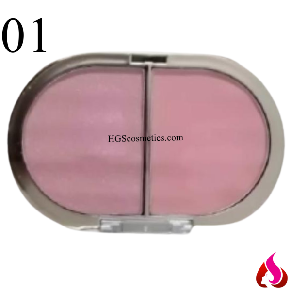 Miss Rose 2 in 1 Gold Blusher