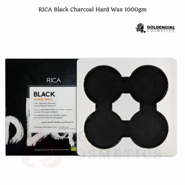 Golden Girl Rica Black Charcoal Hard Wax - 1000gm