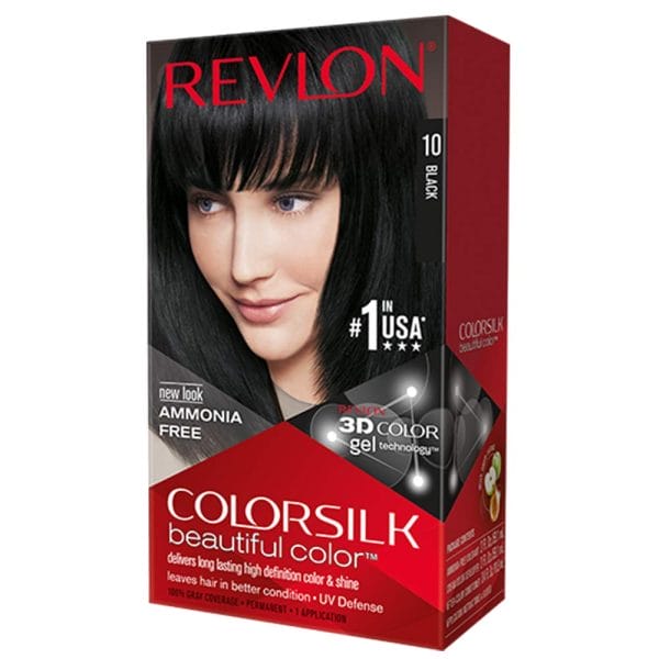 Revlon ColorSilk Hair Color Black - 10