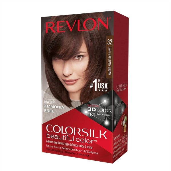 Revlon ColorSilk Hair Color Dark Mahogany Brown - 32