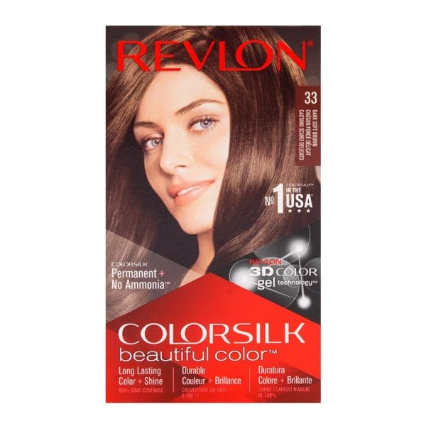 Revlon ColorSilk Hair Color Dark Soft Brown - 33